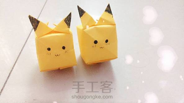 我和妹妹一人折了一个(๑•̀ㅂ•́)و✧