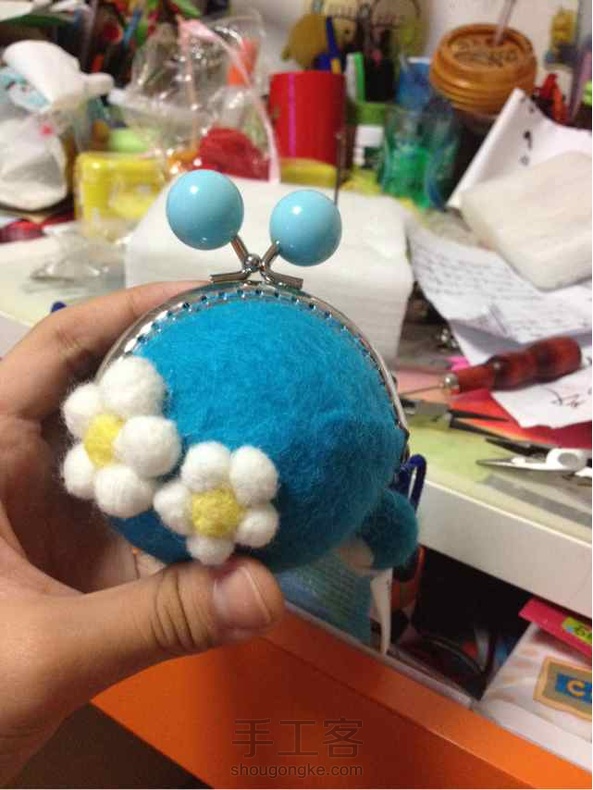 做了个小挂件😊好可爱！