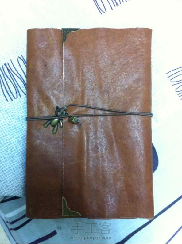 羊皮书套 文件包 黑色为牛皮