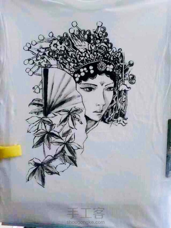 比赛的T恤教程已发～请大大们投我一票～(￣3￣)～快来收藏和赞😂😂😂 第2张