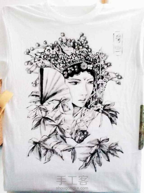 比赛的T恤教程已发～请大大们投我一票～(￣3￣)～快来收藏和赞😂😂😂 第3张