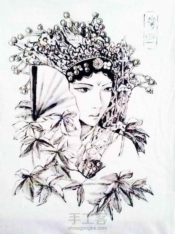 比赛的T恤教程已发～请大大们投我一票～(￣3￣)～快来收藏和赞😂😂😂 第4张