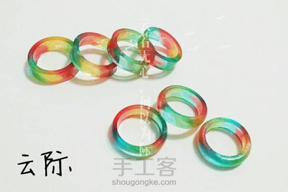 (=^･ｪ･^=)上次问我星空色系戒指怎么做的那个娃看过来。。。T_T存货已清空 第2张