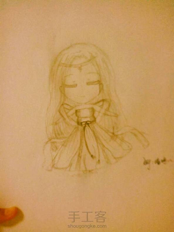 画渣之作。。。
嘻嘻。