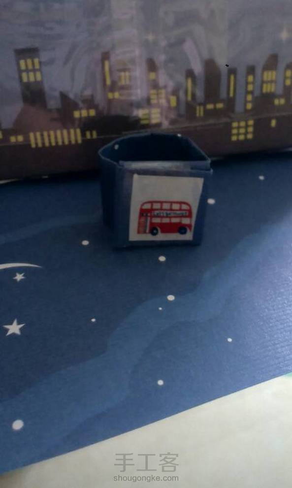 用星空纸叠的，叠好就看不出来了 第1张