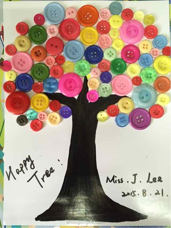 扣子有点大，空隙好多呢～