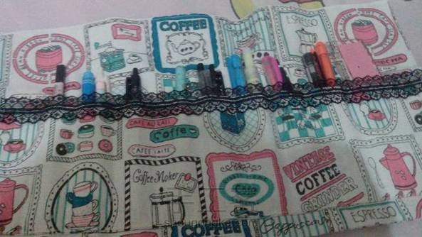 某宝新回来的小缝纫机~真心缝的好心塞~不过做好了还是很开心，第一件作品 第2张