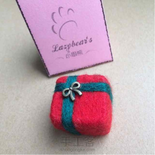 羊毛毡圣诞礼盒 第1张