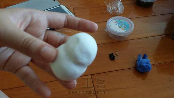 粘土:可爱的小胡巴！