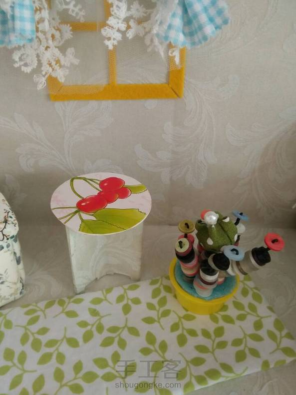 娃娃用360度无死角，圆形小桌子发教程啦！喜欢的亲们欢迎收藏点赞！