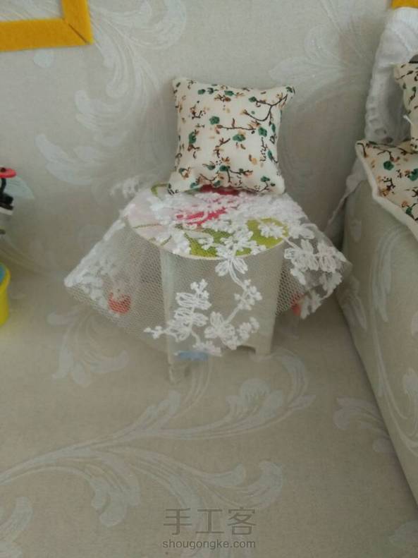 娃娃用360度无死角，圆形小桌子发教程啦！喜欢的亲们欢迎收藏点赞！ 第3张