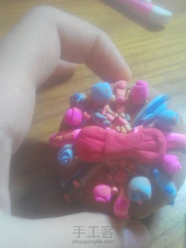 送同学的生日礼物，发了教程，没人赞，没人收藏，看了很桑心😭😭😭555555555555。只好发手工圈来宣传了😂，希望大家能收藏和赞我的教程，谢谢啦！也求关注哦！点击下面的链接是我发的教程，看到的人去看一下我的教程吧！😊 第3张