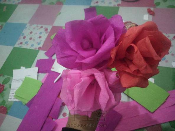 嘿嘿，做出来了，就是花瓣弄得不咋好 第1张