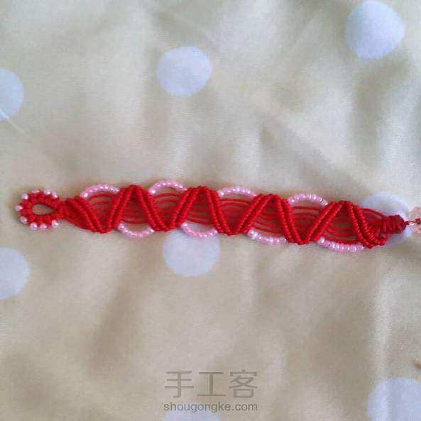 90公分线不够，只能给女儿戴咯…… 第1张