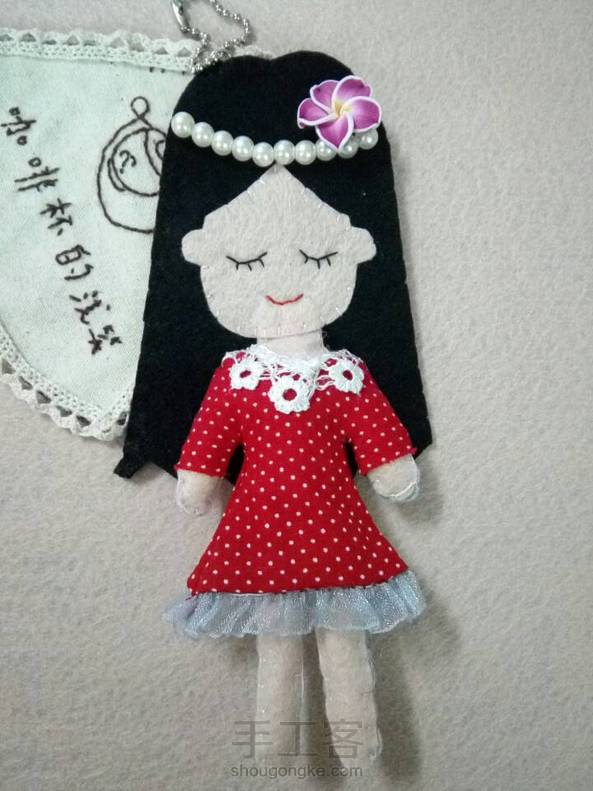 原创不织布漂亮女孩