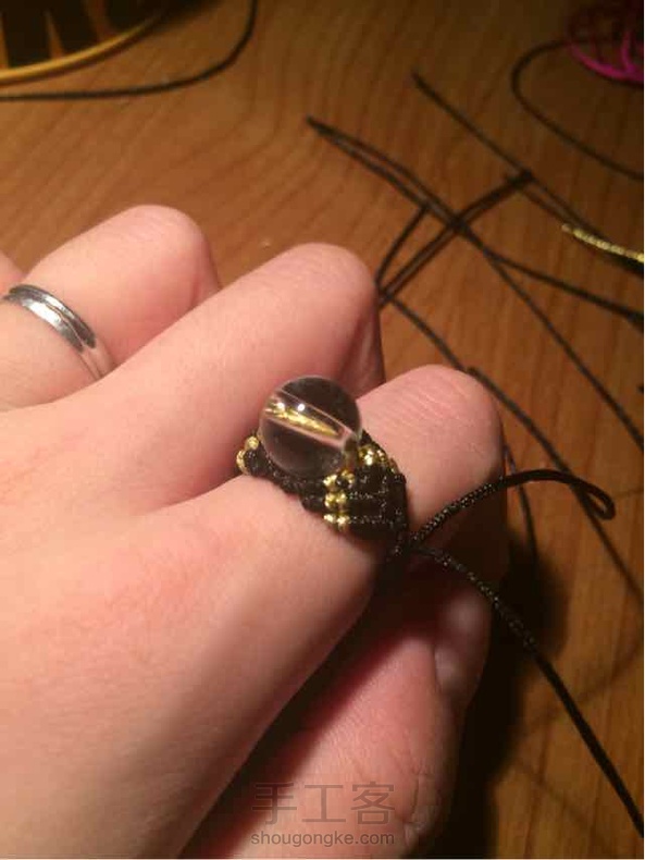 珠子好像太大了，下次换小点的。😜 第1张