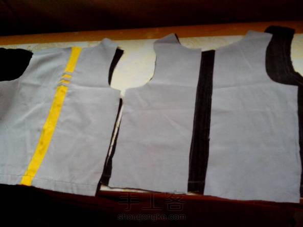 给儿子做的牛仔马甲 第2张