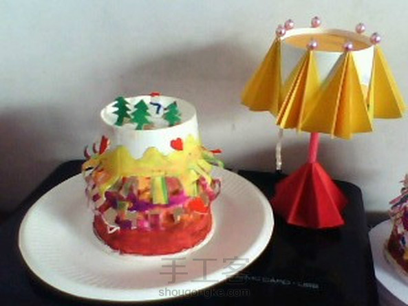 纸杯蛋糕，台灯