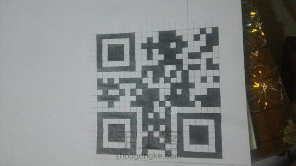 手绘二维码，(╯3╰)感觉还行，扫一扫😣😄