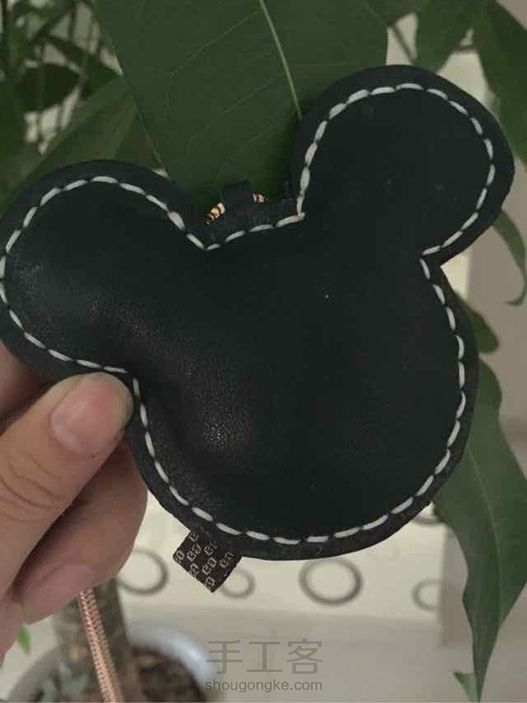 墨绿色萌萌哒毛衣链。感谢耳双石君～
