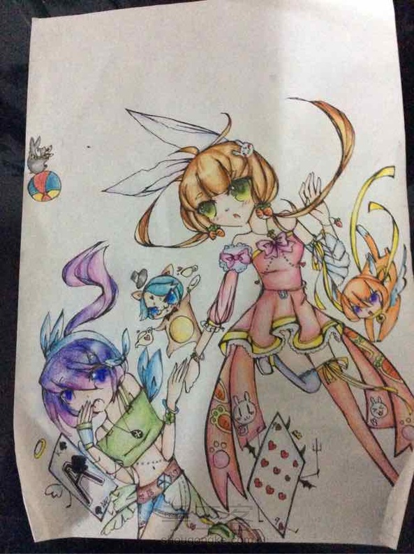 教程里的奇怪背景94这幅画啦