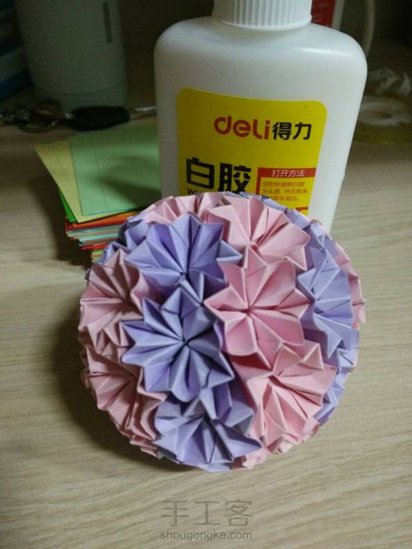 有了胶就很容易了