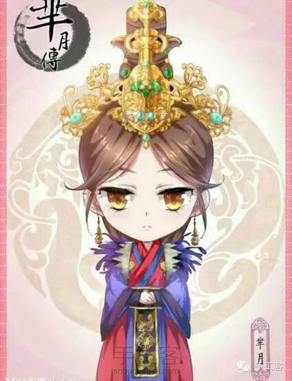 【Xiaox手作】做了个芈月，最磨人的是头饰，稍微改编了下，哈哈。如果有的买，还是买来用比较省事哒！下面有教程链接，嗯嗯！这两天再做一个芈姝吧😁