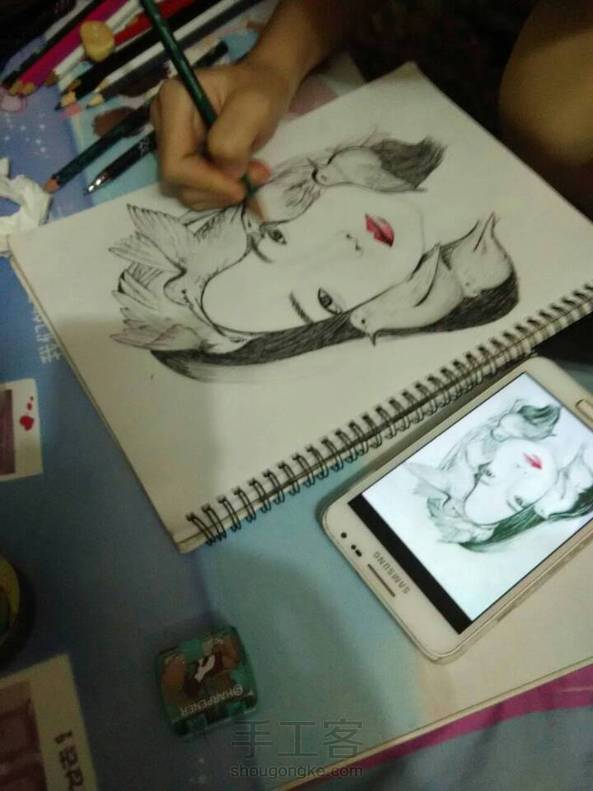 感觉自己棒棒的，就是脸被我画胖了……