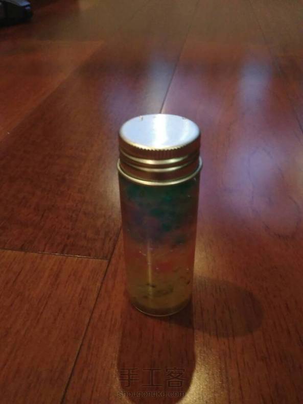 第一次做星空瓶，突然发现一种很好的创意，哈哈，过几天发教程😊！ 第1张