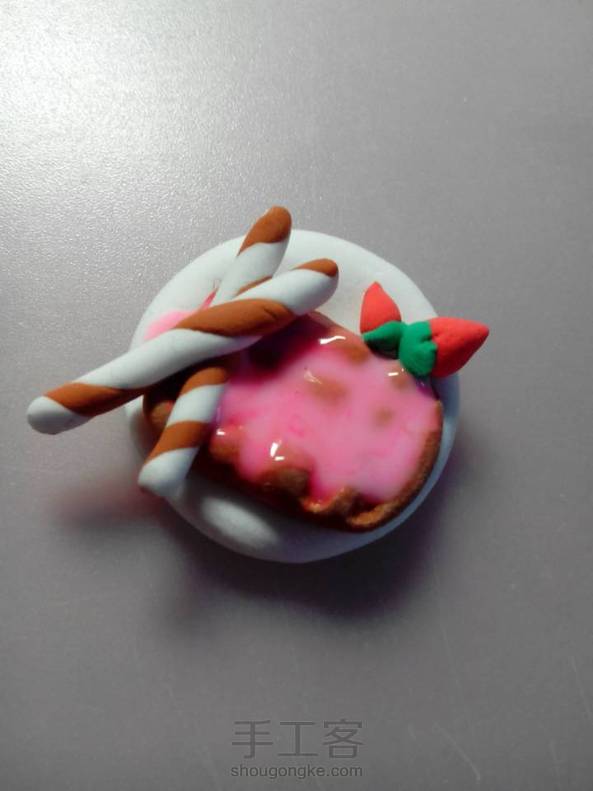 新作来一发，有教程，巧克力草莓蛋糕？华夫饼？ 第2张