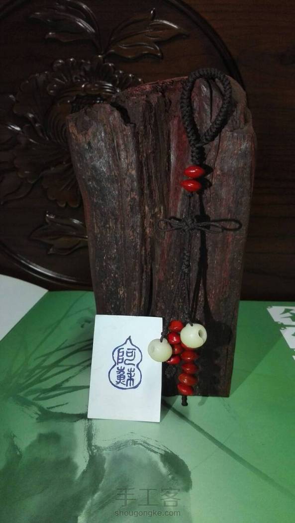 帮盆友订做了两个包包链，她很满意😊。自己做的东西，能得到朋友们的认可，非常非常的开森😜，加油加油加油 第2张