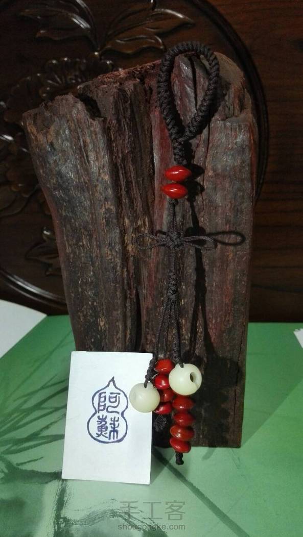 帮盆友订做了两个包包链，她很满意😊。自己做的东西，能得到朋友们的认可，非常非常的开森😜，加油加油加油 第4张