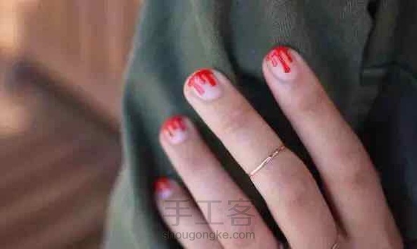 在家也能做美甲
有教程，转自网络 第2张