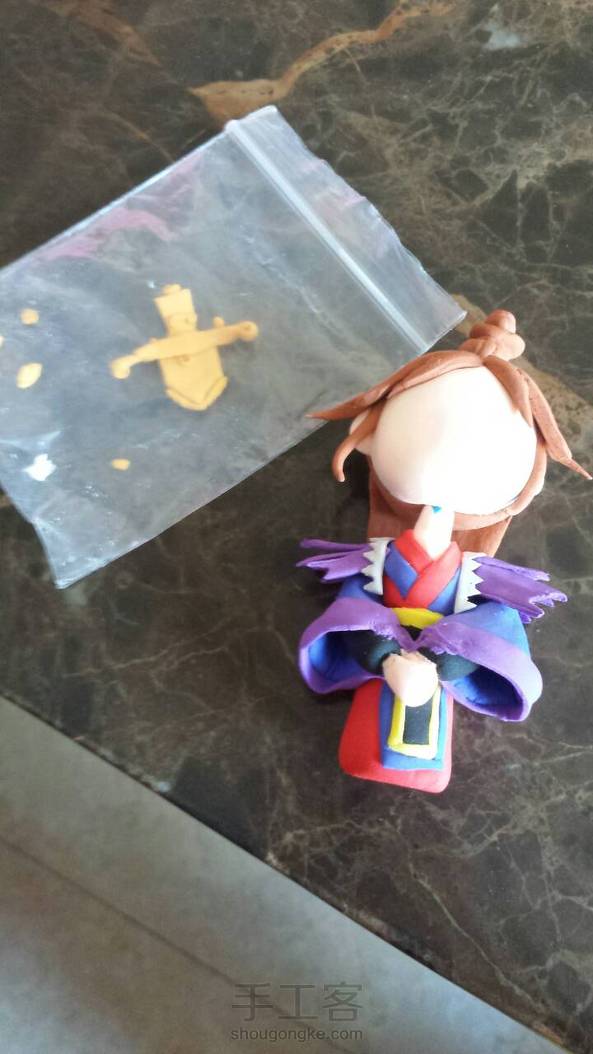 半成品，头饰己经做不下去了。手残哪，手残……😧😥 第2张