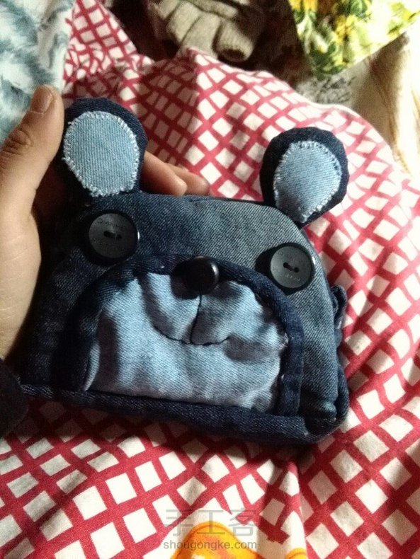 宽容的教程哦 我也做了一个 耳朵歪了。233