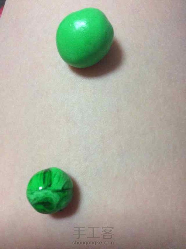 上面是果冻泥，下面是自制仿真玉😬