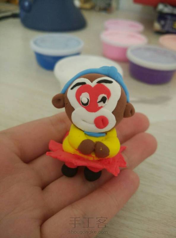 心好累(´;︵;)小丑猴你好～入坑第一个孩砸～再丑也是自己的娃٩( ω )و