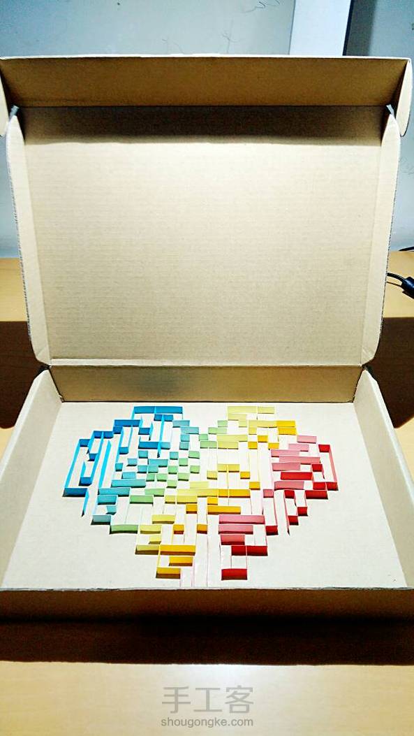 做成一个礼盒了，用多余的做了个封面 第1张
