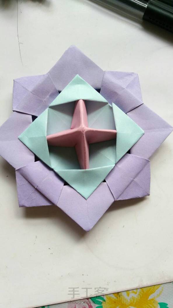 这是第一次叠。