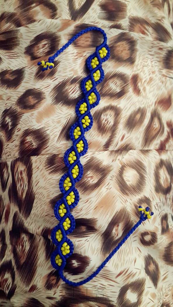 小清新手绳，超简单的编法！😜 第2张