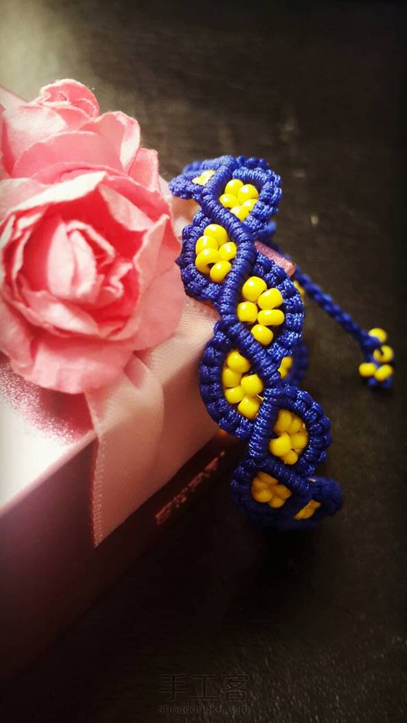 小清新手绳，超简单的编法！😜 第8张