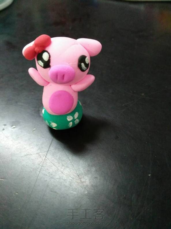 还行吧？我做的不好，眼睛太大了……妈妈竟然认不出来这是一头猪🐷╮(╯▽╰)╭我还要加把劲！