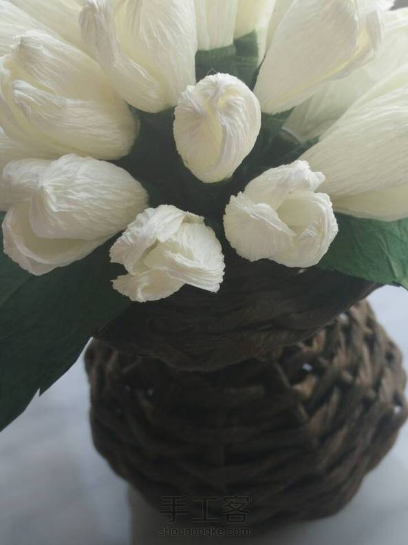 感觉自己其实挺厉害的hhhh，花瓶的脖子那里没编好，下次要修改QAQ 第1张