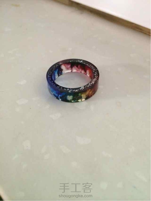 漂漂哒滴胶戒指💍简单又好看