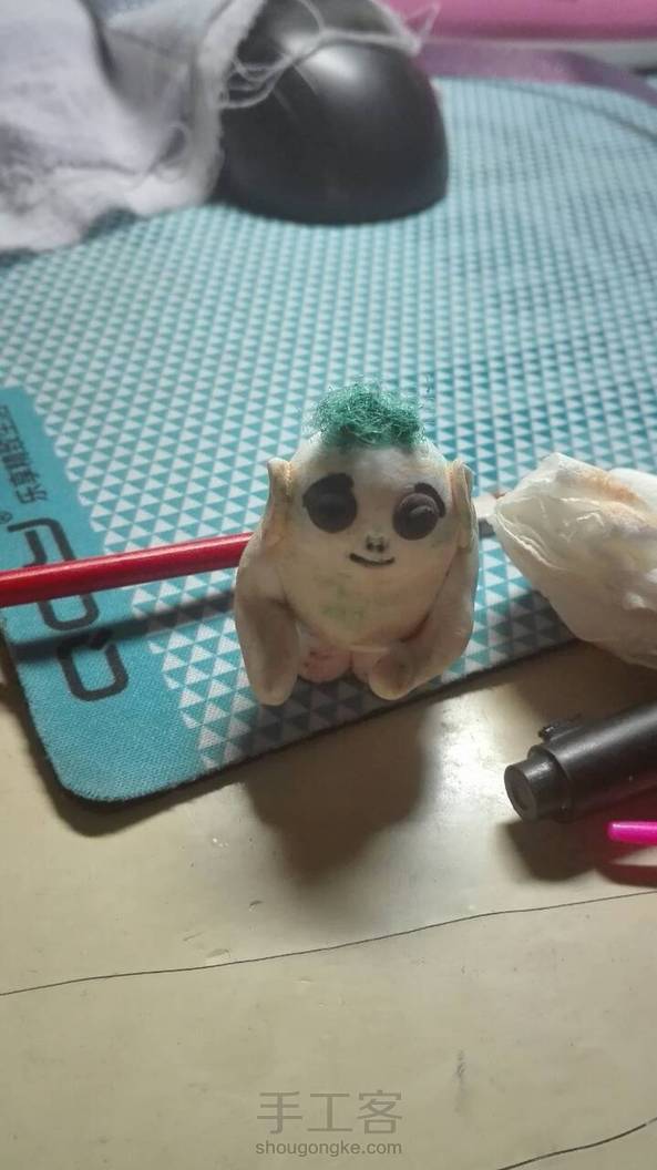 头发是用棉花染的