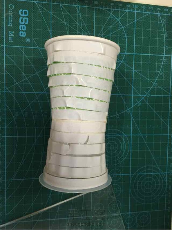 完任务做了一个超级简单小花瓶，卫生纸和纸杯的材料，有教程…… 第3张