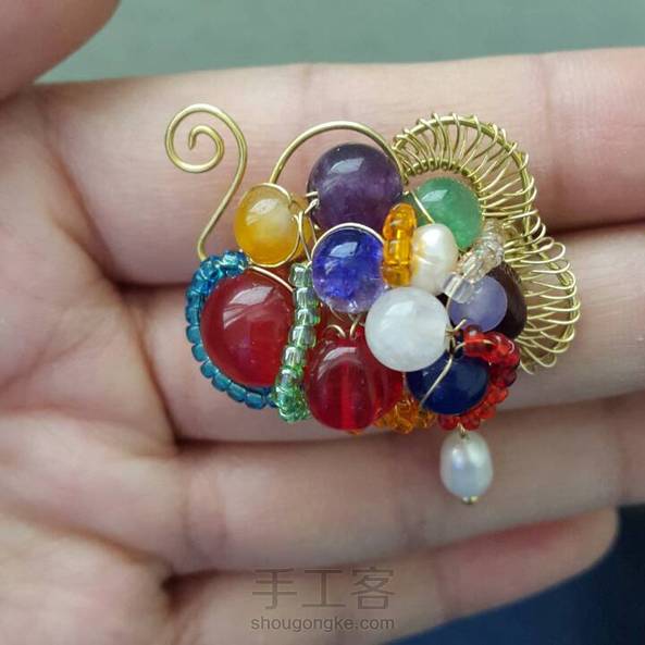 第一次做绕线  绕得不好。。。绕线好难啊   要从哪里学起嗷   要是有一枚师傅就好啦Orz 第1张