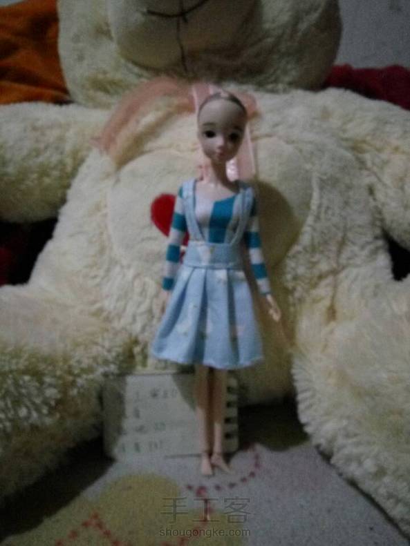 教程已发哦，很可爱的背带裙裙( ｰ̀εｰ́ )