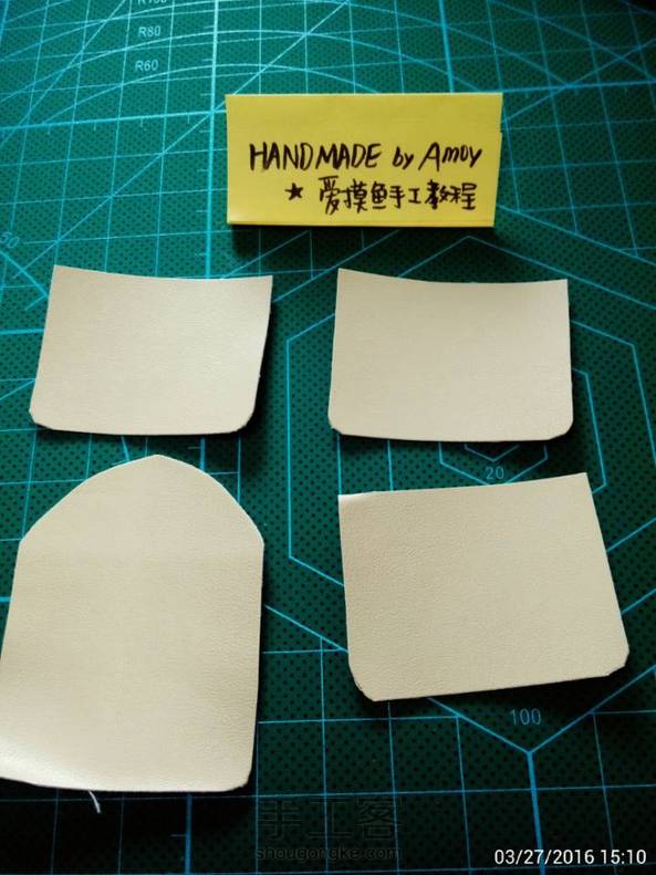 又做了个包。感觉厚一点的pu效果好些。之前那个跟折纸一样(::>_ 第5张