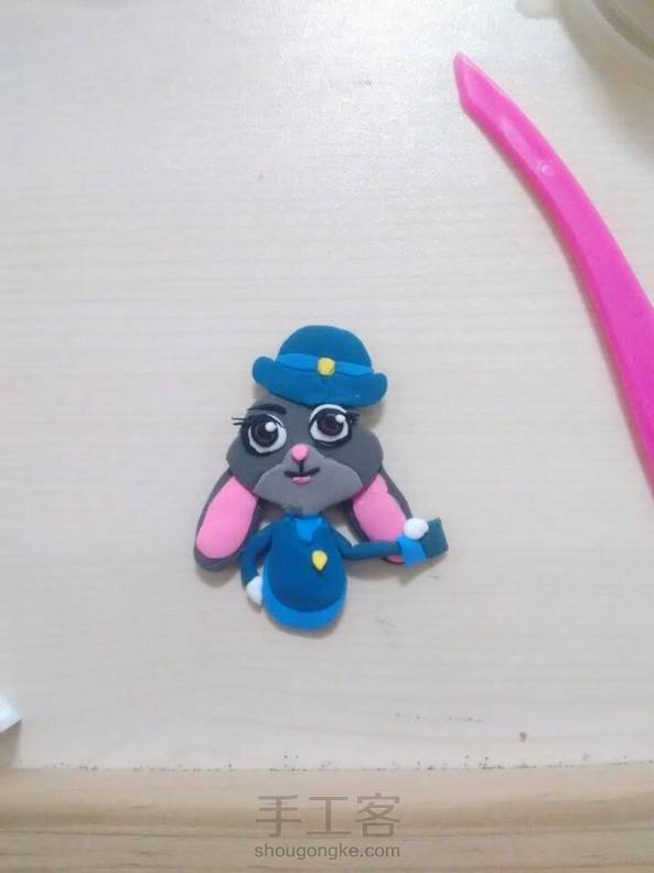 粘土朱迪😄，有教程哦！